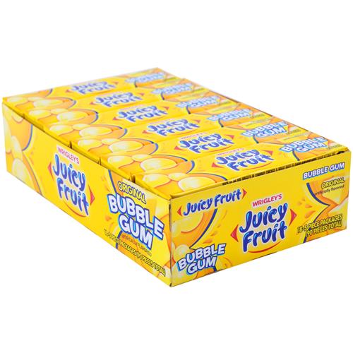 Wholesale Wrigley Juicy Fruit Bubble Gum Original Exp 5/15/2015 GLW