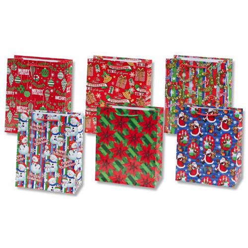 wholesale glossy christmas gift bag collection 6 assorted wholesale glossy christmas gift bag collection 6 assorted