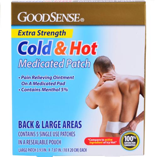 Wholesale Good Sense Cold/Hot Patch Large (Icy Hot Patch) Exp 5/2015 GLW