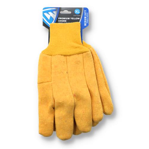 Wholesale ZWESTCHESTER YELLOW CHORE GLOVE X LARGE GLW