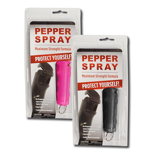 Wholesale Pepper Spray Maximum Strength Black or Pink GLW