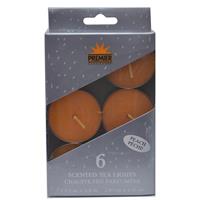 Wholesale 6 Pack Tealight Candle in Peach