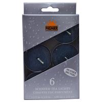 Wholesale 6 Pk Tealight Candle in Dresden Blue