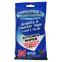 Wholesale Iron Chef American Granite & Counter Tops Cleaner & Polish Wipes