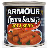 Wholesale Armour Vienna Sausage Hot and Spicy