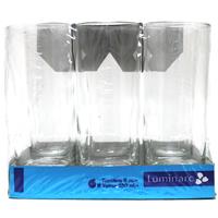 Wholesale Luminare Glass Tumblers - 11 oz Set of 6