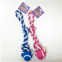 Wholesale Spunkeez Rope Tug with Ball 13"