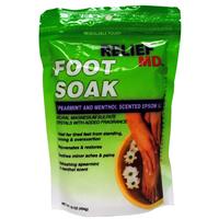 Wholesale Relief MD Foot Soak Spearrmint and Menthol Scented Epsom Salt in Resealable Bag