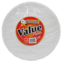 Wholesale Winterfield Value Paper Plates 9"