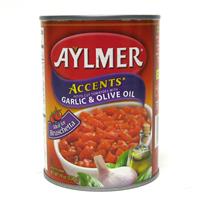 Wholesale Aylmer Petite Tomatoes w/Garlic Olive Oil 24/19 oz