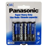 Wholesale Panasonic Heavy Duty AA Battery 4 Pack
