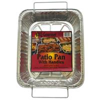 Wholesale Premium Heavy Duty Barbeque Patio Pan with Handles 11.75"x9.25"x2.5"