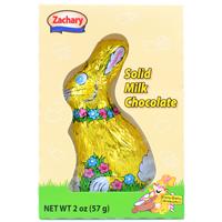 Wholesale ZACHARY SOLID MILK CHOCOLATE RABBIT