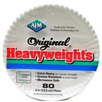 Wholesale Heavyweight Paper Plates 9"