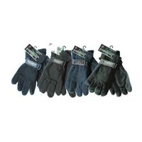 Glove Mens Polar Fleece Assorted (More Black)