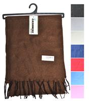 Wholesale Scarf Solid Cashmere Feel Assorted Colors