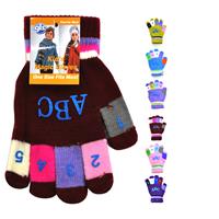 Wholesale Kids Magic Glove with 123 & ABC Assorted Colors