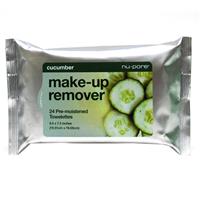 Wholesale Nu-Pore Cucumber Make-Up Remover Pre-Moistened Towelettes 6.5"x7.5"