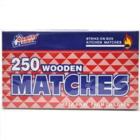 Wholesale Wooden Kitchen Matches 250ct Box