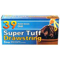 Wholesale Super Tuff Drawstring Trash Bag 39 Gallon