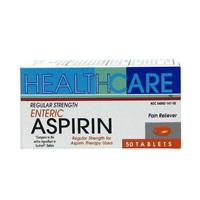 Wholesale Health Care Regular Strength Enteric Coated Aspirin Tabs
