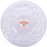 Wholesale Egg Serving Tray 12x12x2" Clear