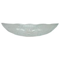 Wholesale Clear Oval Styrene Bowl 12.3" x 6.5" x 2.4"