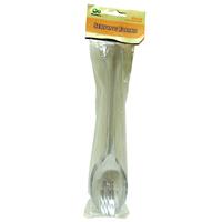 Wholesale Clear Plastic Serving Forks 4pcs