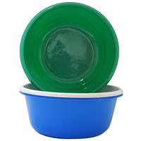 Wholesale Large Round Bowl 11.5"-Assorted Blue, Rose, Green and Yellow