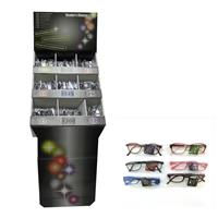 Wholesale Reading Glasses Display Assorted Plastic and Metal Frames - Assorted Powers