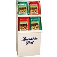 Wholesale Holiday Foil Server Display w/ Color Lid 28-13x9x2 Pan, 32-Roaster /Baker Pan