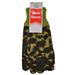 Wholesale Men's Green Camoflauge Jersey Gloves (No UPC) (12/1 PR)