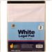 Wholesale LEGAL PAD 8.5" x 11.75" WHITE (24/2 PK)