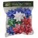 Wholesale Christmas 12 Count Large Poly Star Bows In Bag (48/12 CT)