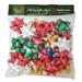Wholesale Christmas Poly Assorted Gift Bows Medium Size in Bag 25ct (48/25 CT)