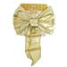 Wholesale Christmas Decor Large Gold Designer Bow (48/1 CT)