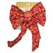 Wholesale Christmas Decor Large Red/Silver Designer Bow (48/1 CT)