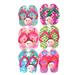 Wholesale Girls Fun Print Flip Flops Assorted Prints & Sizes (72/1 PR)
