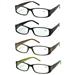 Wholesale Cheetah Reading Glasses Laser Etched Temple Assorted Powers & Colors (12/1 PR)