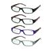 Wholesale Georgio Caponi Fashion Design Temples Reading Glasses Assorted Colors & Powers (12/1 PR)
