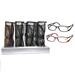 Wholesale Double Temple Plastic Reading Glasses Assorted Powers in Counter Display (24/1 PR)