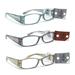 Wholesale Snake Skin DesignPlastic Reading Glasses ast Powers and Colors PP $14.99 (12/1 PR)