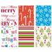 Wholesale Contemporary Christmas Roll Wrap 6 Assorted 16'X30" 40 Sq Ft (66/1 RL)