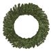 Wholesale Wreath 18" Slim Noble 100 Tips Dark Green PVC (12/1 CT)