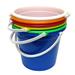 Wholesale Bucket w/Plastic Handle 10 QT Assorted Bright Colors (48/1 CT)