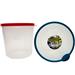 Wholesale Round Tall Food Storage Container with Rubber Trim Lids 100 oz (48/1 CT)