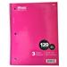 Wholesale Bazic 3-Subject W/R Spiral Notebook 120ct Sheets (24/1 CT)