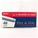 Wholesale Envelopes - Peel & Seal - White - Security - Bazic (24/40 CT)
