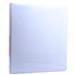 Wholesale 1" 3-Ring View Binder with 2-Pockets- White (12/1 CT)