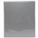 Wholesale 1" 3-Ring View Binder with 2 Pockets- Grey (12/1 CT)